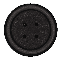 Glitter Button Sticker