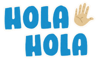 Hola Hola Hello Sticker