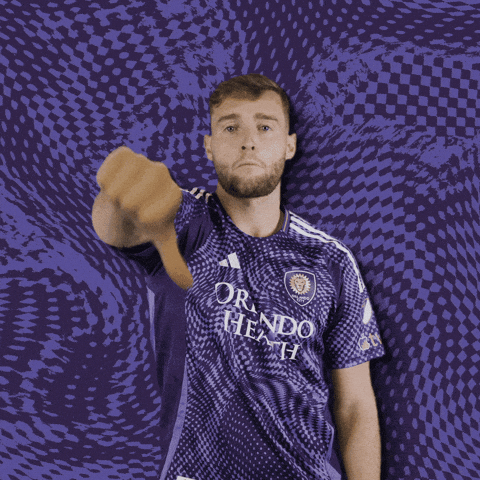 Usa Thumbs Down GIF by Orlando City SC
