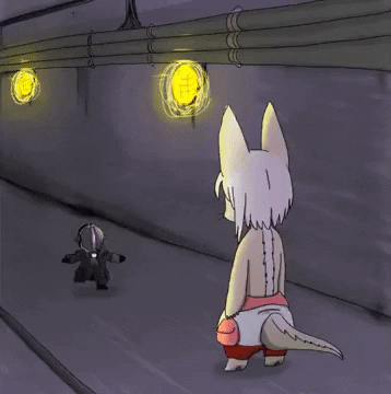 MarcoHelping giphygifmaker dance made in abyss nanachi GIF