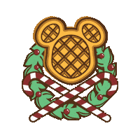 mickey mouse christmas Sticker by The Lost Bros