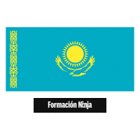 Kazakhstan Flag Sticker by Formación Ninja
