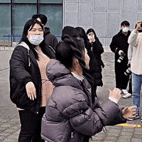 Helmets kpop heart idol triples GIF