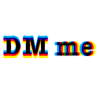 janoqp colors dm dm me direct message Sticker