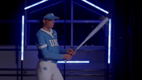 Softball Swing GIF by UNC Tar Heels