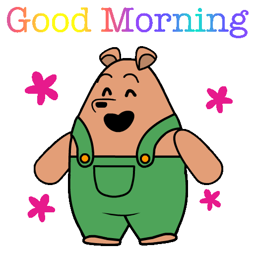 Happy Good Morning Sticker