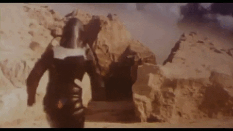 SpookyFlicks giphygifmaker stop motion 1978 starcrash GIF
