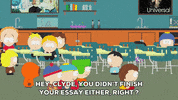 eric cartman school GIF by South Park 