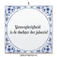 Nl Interesse Sticker by Tegelspreuken.nl