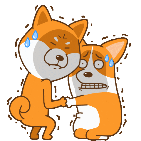 Corgi Shiba Sticker