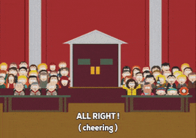 crowd in church GIF by South Park 