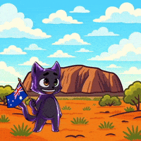 Down Under Australia GIF by Hero Galaxy NFT