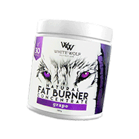 white wolf fat burner Sticker by White Wolf Nutrition