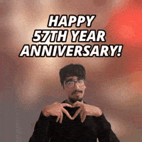 57Th Anniversary GIF