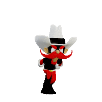 Toony_3d animation college mascot rr Sticker