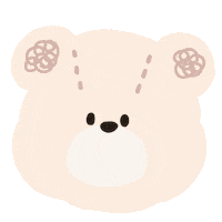Face Bear Sticker