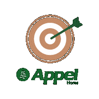 appelhome appel apel appel home apeel Sticker