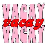 vacation vacay Sticker by zoellabeauty