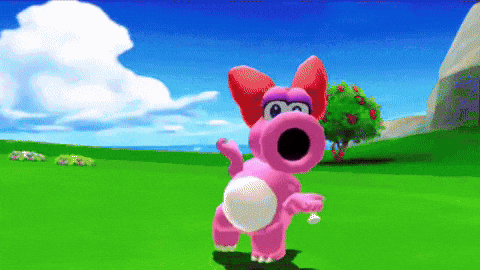 Super Mario Kiss GIF