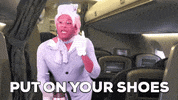 RobertEBlackmon mrw reactions shoes plane GIF