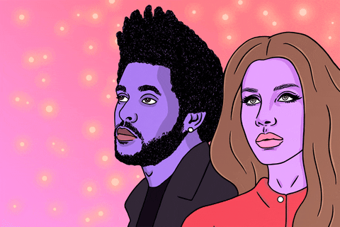 Lana Del Rey Weeknd GIF