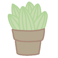 Plant Pastel Sticker