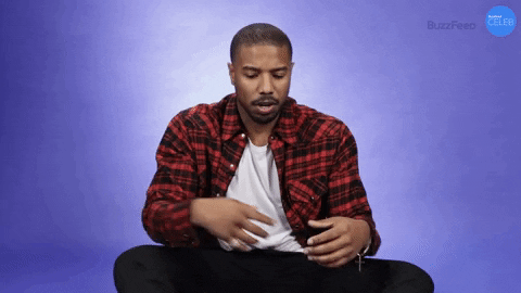Michael B Jordan GIF by BuzzFeed