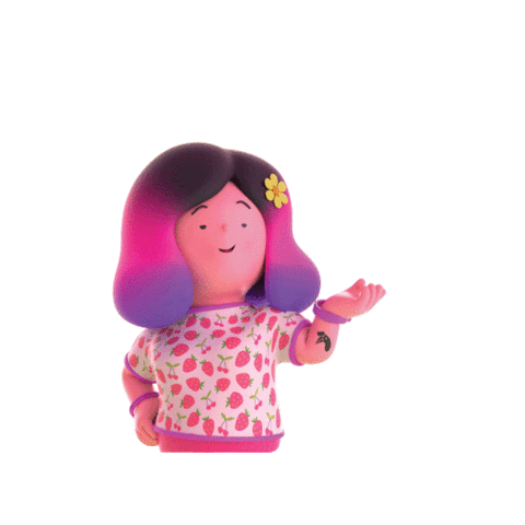 Mascot Lana Sticker by DUNZO