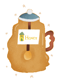 Honey Hello Spring Sticker
