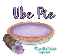 Ube Pandan Sticker by SweetCondesaPastries