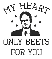 The Office Hearts Sticker by Aspen + Company