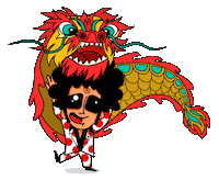 chinese dragon Sticker by Pepephone