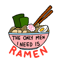 Hungry Lets Eat Sticker by Laura Arango