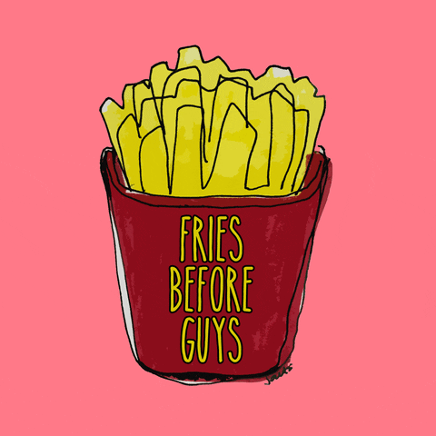 Eat French Fries GIF by By Sauts // Alex Sautter