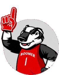 Team Spirit Go Badgers Sticker by Brock University