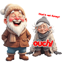 Falling Down Sticker