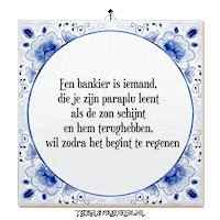 Nl Wijsheid Sticker by Tegelspreuken.nl