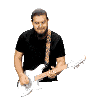 playing rock n roll Sticker by Cifra Club