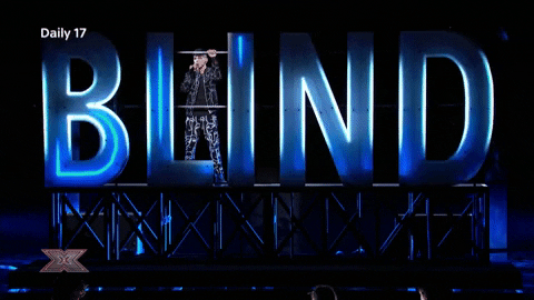 Blind GIF by X Factor Italia