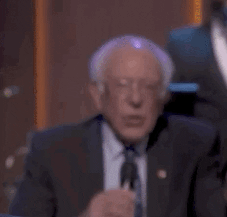 Excited Jimmy Fallon GIF by Bernie Sanders