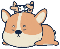 Sleepy Christmas Decoration Sticker