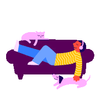 Lay Down Mental Health Sticker by YouTube