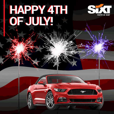 july 4th GIF by Sixt