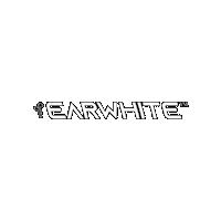 earwhite music cool white sound Sticker