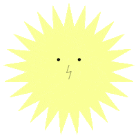 Energie_be sun wink energy energie Sticker