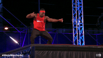 NinjaWarriorAU ninja channel9 ninja warrior anw GIF