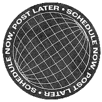 Globe Schedule Sticker by Later.com