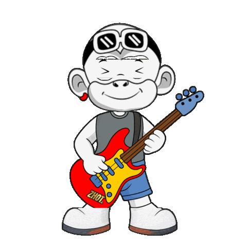 Happy Rock Sticker by Zhot