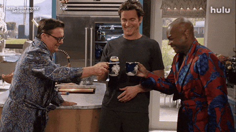 Matt Bomer Cheers GIF by HULU
