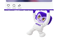 Post Apple Sticker by Memer